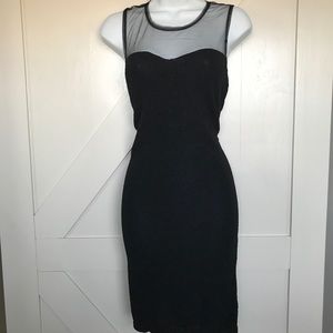 Black formal cocktail dress